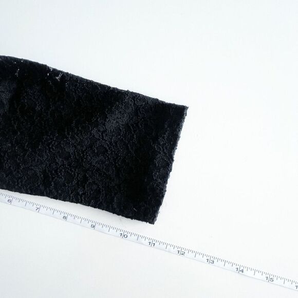 Joseph Ribkoff Women Lace Blazer Jacket 3/4 Sleeve Zipper Lined Black Size 6 - Picture 5 of 7